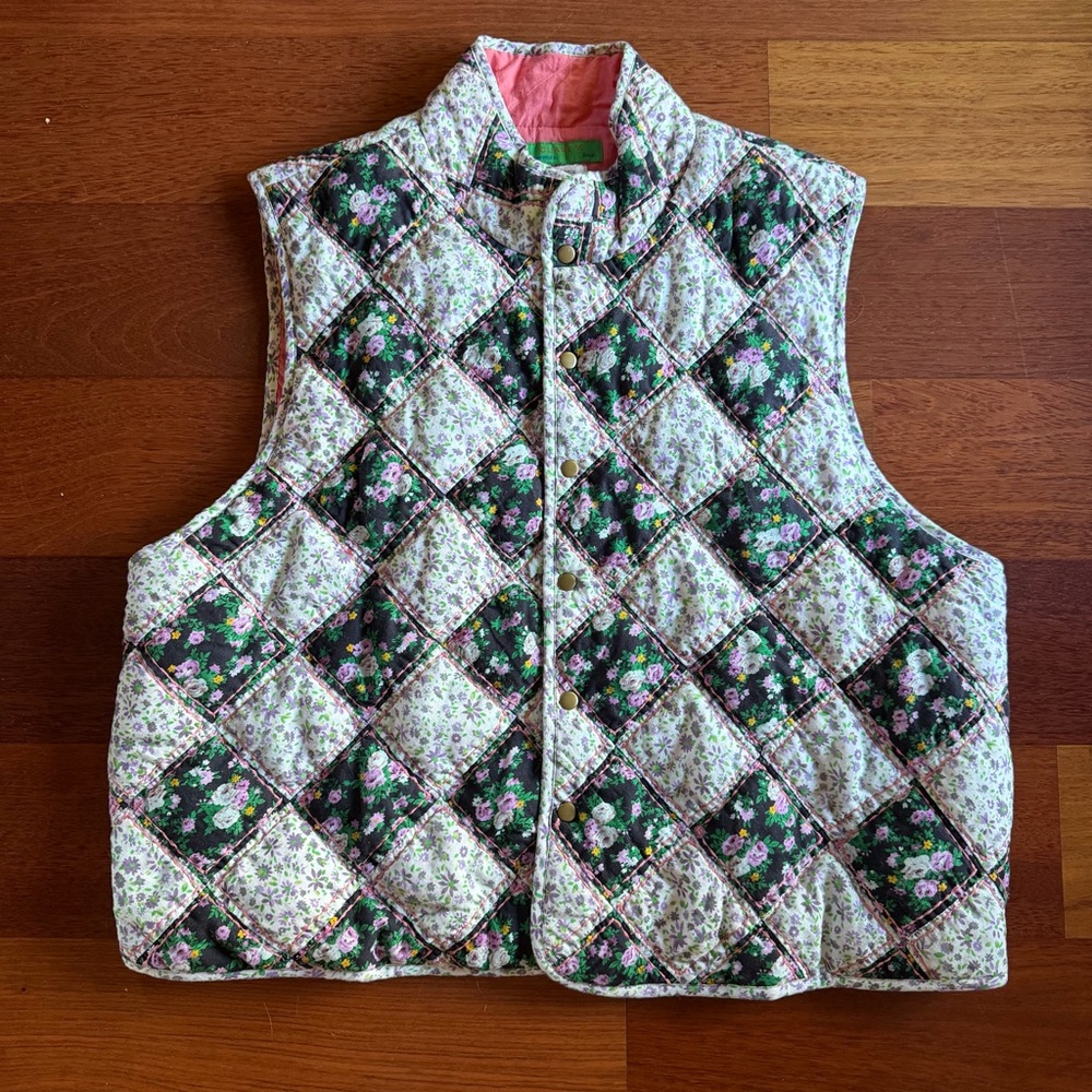 Clare V • Timothe quilted vest • XL